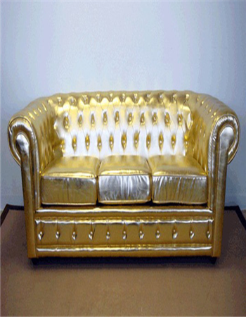 Gold Tufted Sofa similar-image