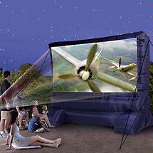 Inflatable movie screen recent-image